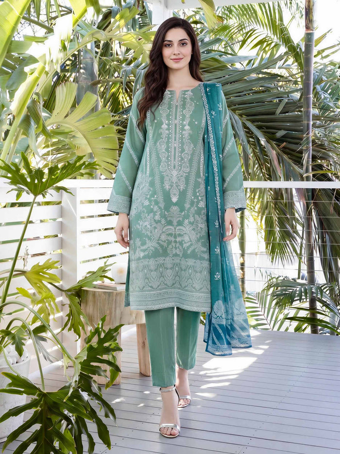 3-Piece Embroidered Suit